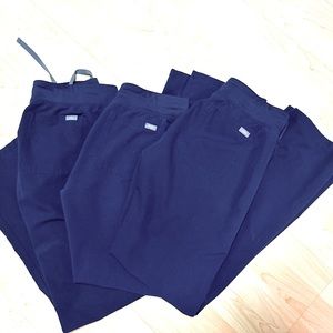 Small tall navy scrubs